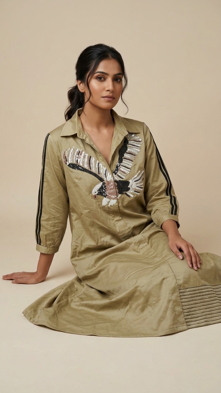 Winged Majesty Kaftan Dress (Copy)