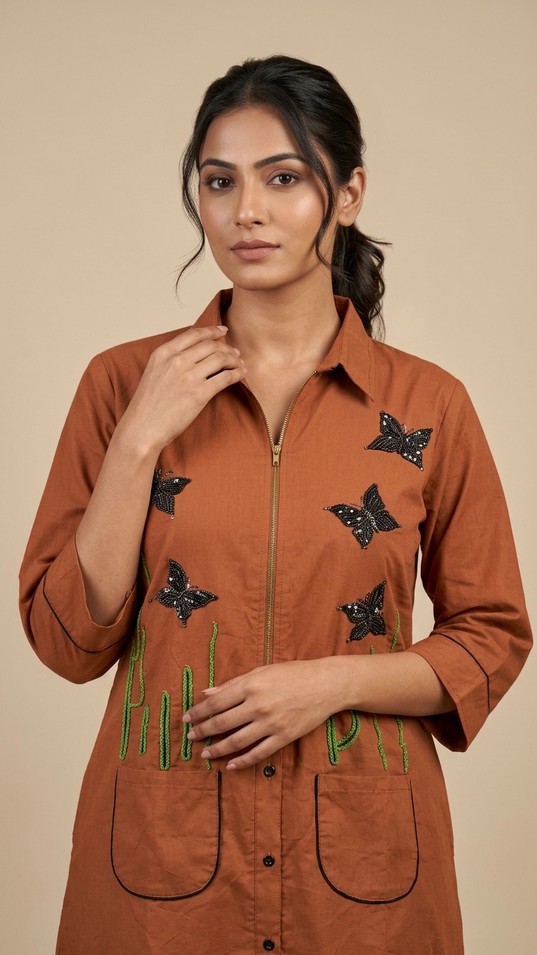 Cactus Bloom Shirt Tunic